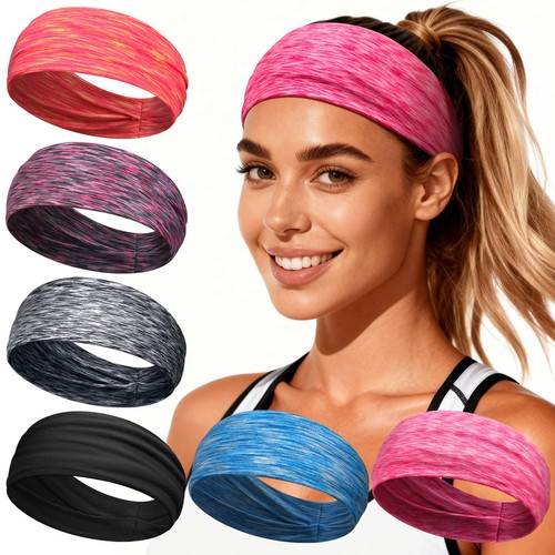 Fascia capelli donna uomo 6pcs - fascia,