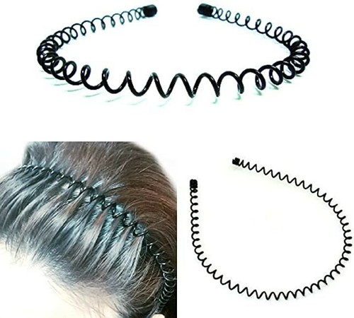 Fascia per capelli ondulata - 2x,